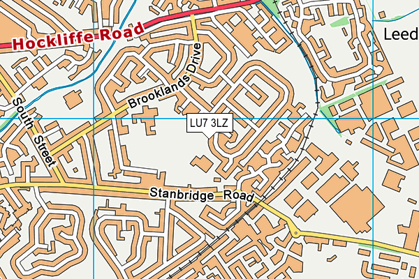 LU7 3LZ map - OS VectorMap District (Ordnance Survey)