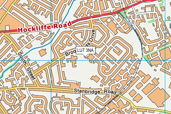 LU7 3NA map - OS VectorMap District (Ordnance Survey)