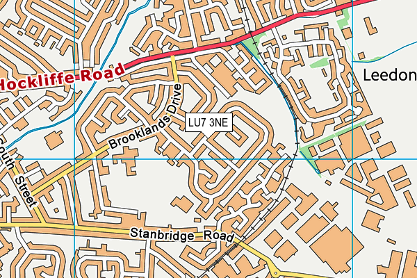 LU7 3NE map - OS VectorMap District (Ordnance Survey)