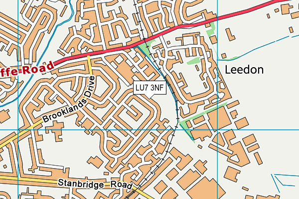 LU7 3NF map - OS VectorMap District (Ordnance Survey)