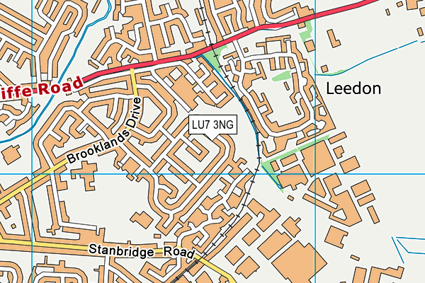 LU7 3NG map - OS VectorMap District (Ordnance Survey)
