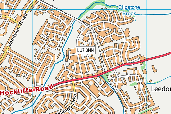 LU7 3NN map - OS VectorMap District (Ordnance Survey)