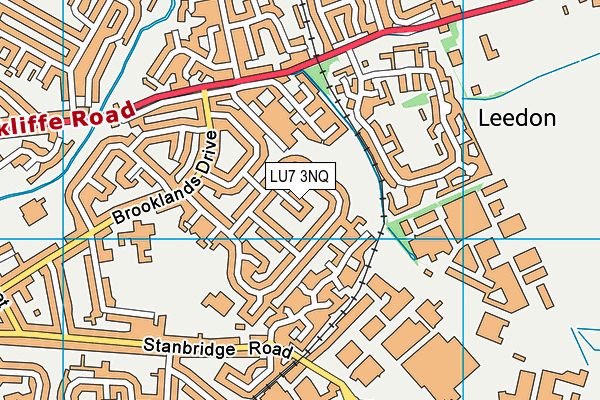 LU7 3NQ map - OS VectorMap District (Ordnance Survey)