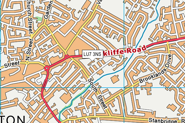 LU7 3NS map - OS VectorMap District (Ordnance Survey)