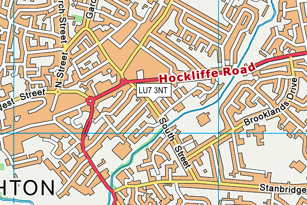 LU7 3NT map - OS VectorMap District (Ordnance Survey)