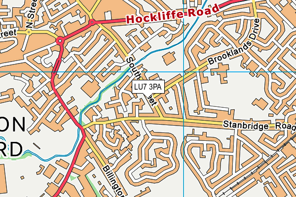 LU7 3PA map - OS VectorMap District (Ordnance Survey)