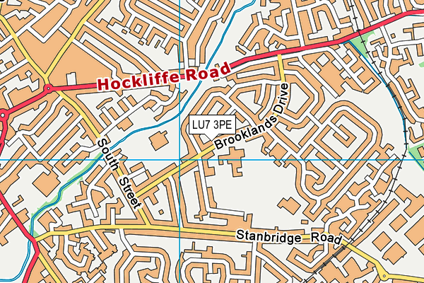 LU7 3PE map - OS VectorMap District (Ordnance Survey)