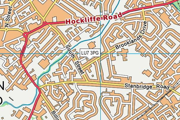 Clipstone Brook Lower School map (LU7 3PG) - OS VectorMap District (Ordnance Survey)