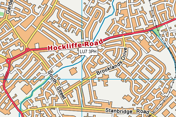 LU7 3PH map - OS VectorMap District (Ordnance Survey)