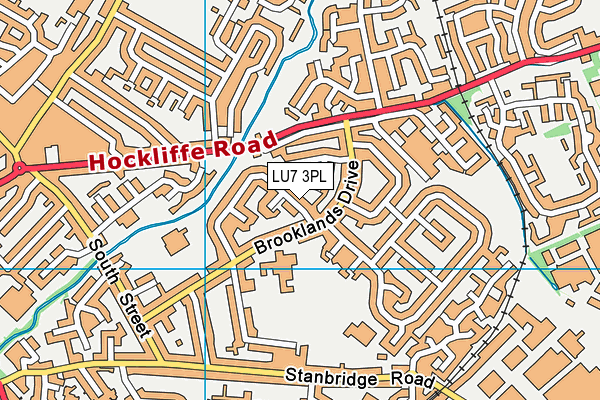 LU7 3PL map - OS VectorMap District (Ordnance Survey)