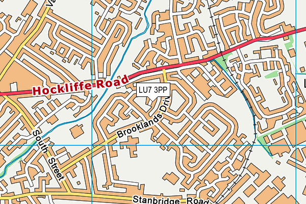 LU7 3PP map - OS VectorMap District (Ordnance Survey)