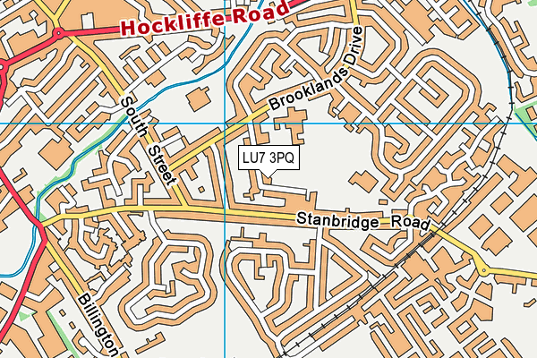 LU7 3PQ map - OS VectorMap District (Ordnance Survey)
