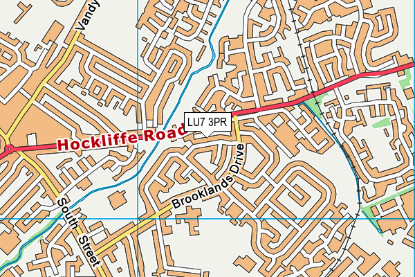 LU7 3PR map - OS VectorMap District (Ordnance Survey)
