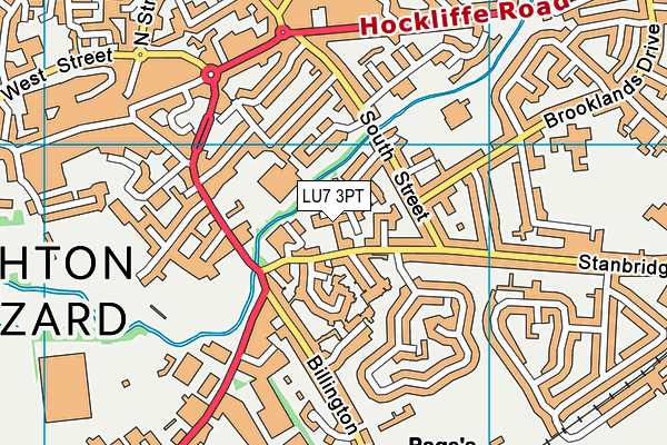 LU7 3PT map - OS VectorMap District (Ordnance Survey)