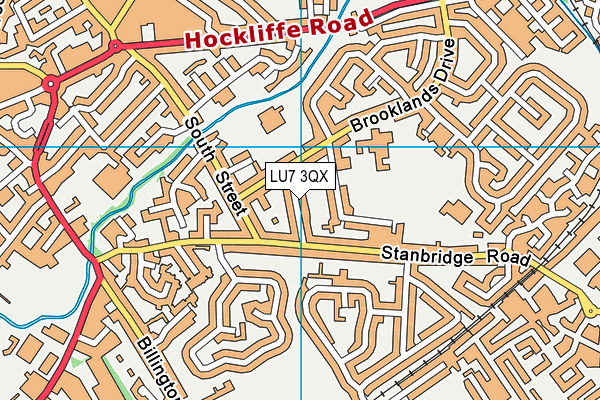 LU7 3QX map - OS VectorMap District (Ordnance Survey)