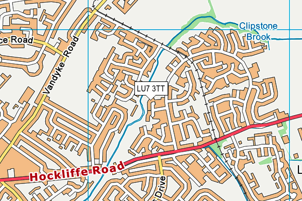 LU7 3TT map - OS VectorMap District (Ordnance Survey)