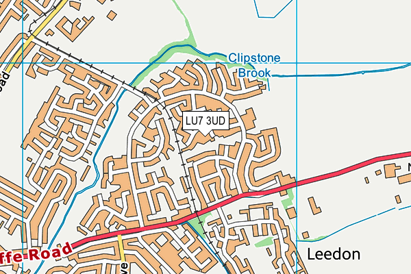 LU7 3UD map - OS VectorMap District (Ordnance Survey)