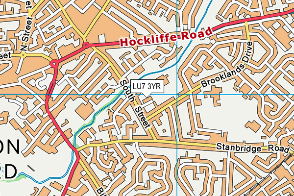 LU7 3YR map - OS VectorMap District (Ordnance Survey)