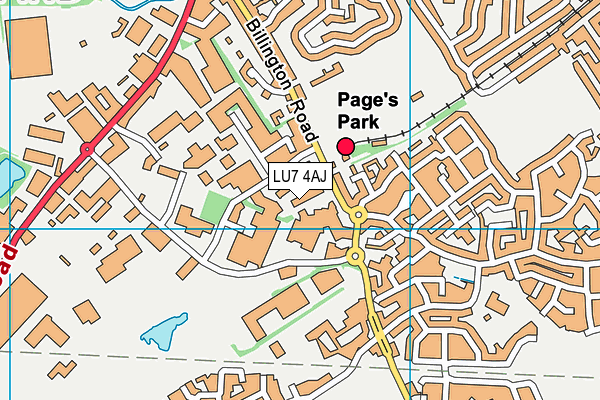 Map of OAKRIDGE PARK (LEIGHTON BUZZARD) RESIDENTS LIMITED at district scale