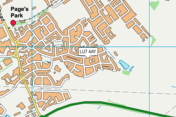Astral Park Sports And Community Centre map (LU7 4AY) - OS VectorMap District (Ordnance Survey)