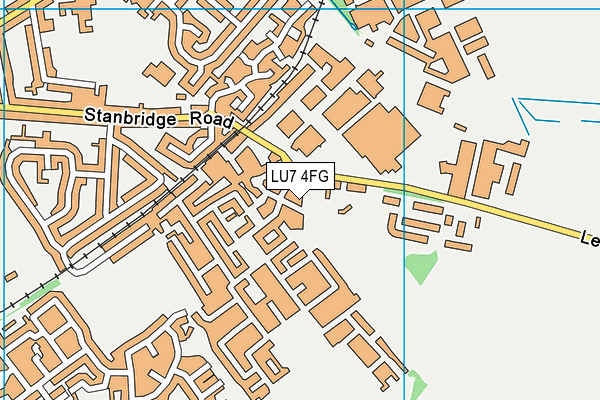 LU7 4FG map - OS VectorMap District (Ordnance Survey)