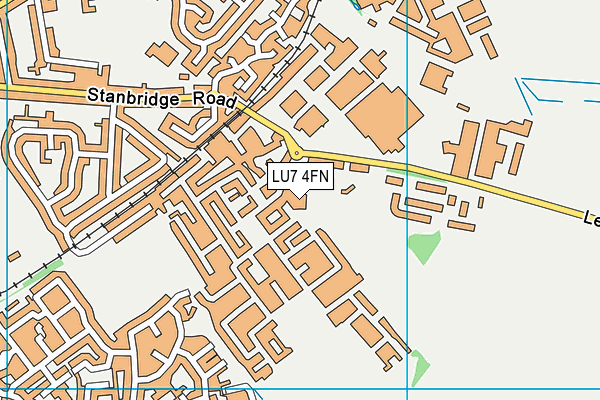 LU7 4FN map - OS VectorMap District (Ordnance Survey)