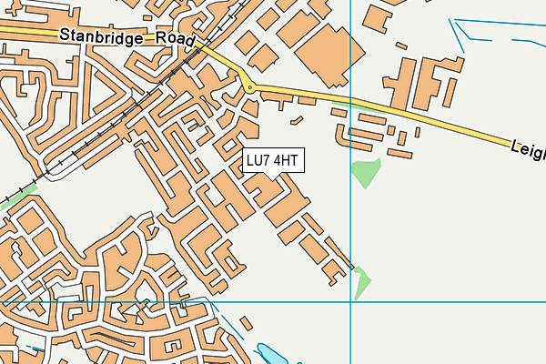 LU7 4HT map - OS VectorMap District (Ordnance Survey)