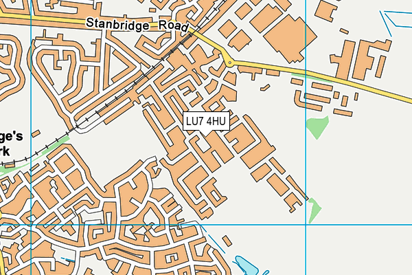 LU7 4HU map - OS VectorMap District (Ordnance Survey)