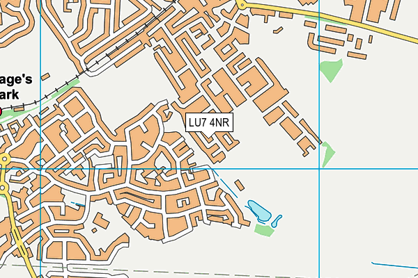 LU7 4NR map - OS VectorMap District (Ordnance Survey)