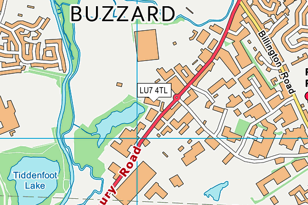 LU7 4TL map - OS VectorMap District (Ordnance Survey)