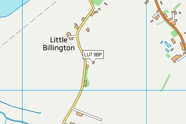 LU7 9BP map - OS VectorMap District (Ordnance Survey)