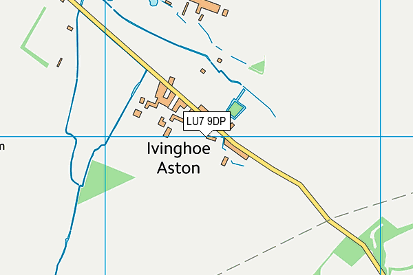 LU7 9DP map - OS VectorMap District (Ordnance Survey)