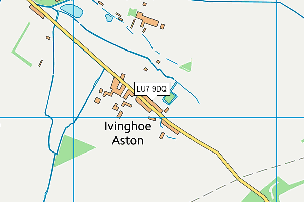 LU7 9DQ map - OS VectorMap District (Ordnance Survey)