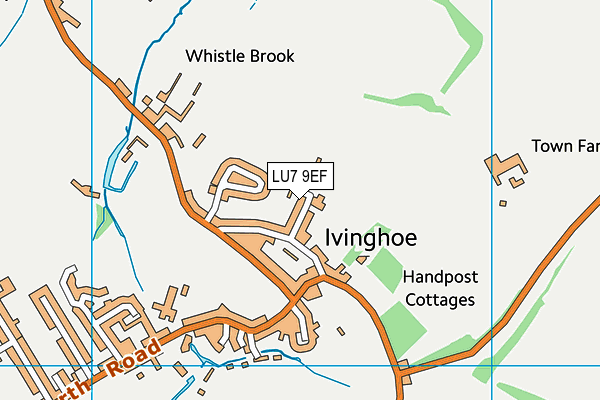 Ivinghoe Golf Club map (LU7 9EF) - OS VectorMap District (Ordnance Survey)