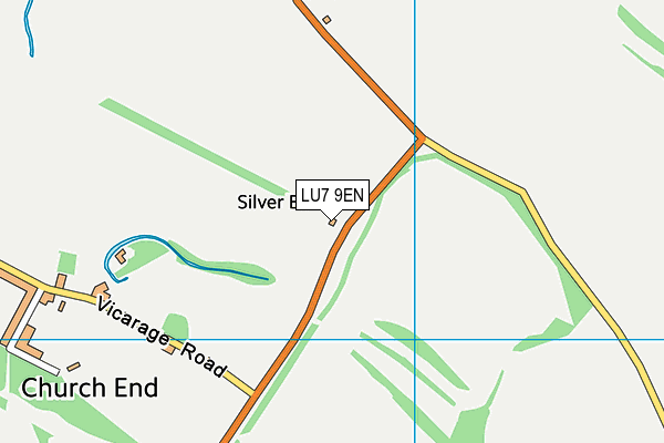 LU7 9EN map - OS VectorMap District (Ordnance Survey)