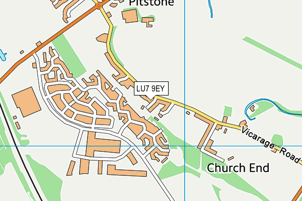 LU7 9EY map - OS VectorMap District (Ordnance Survey)