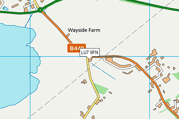 LU7 9FN map - OS VectorMap District (Ordnance Survey)