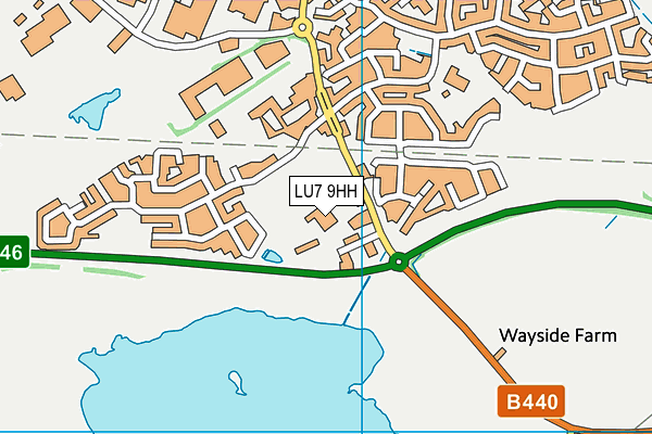 Anytime Fitness (Leighton Buzzard) map (LU7 9HH) - OS VectorMap District (Ordnance Survey)