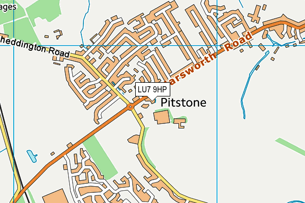 LU7 9HP map - OS VectorMap District (Ordnance Survey)