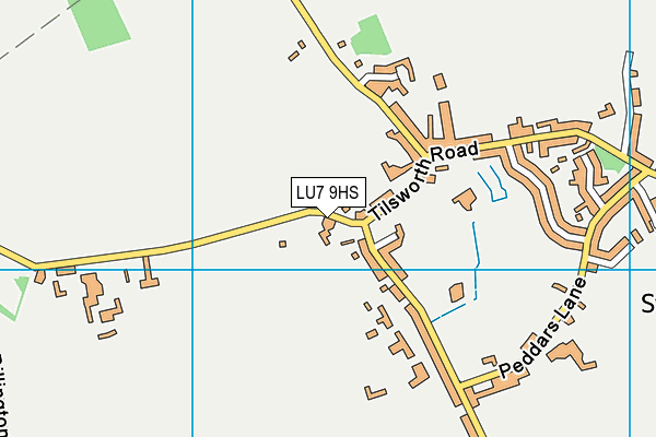 LU7 9HS map - OS VectorMap District (Ordnance Survey)