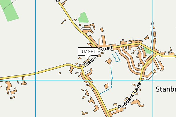 LU7 9HT map - OS VectorMap District (Ordnance Survey)