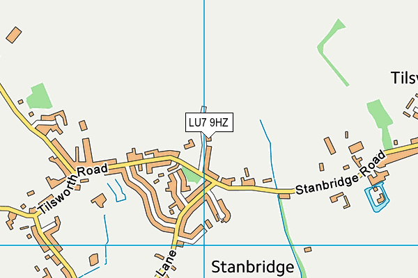 LU7 9HZ map - OS VectorMap District (Ordnance Survey)