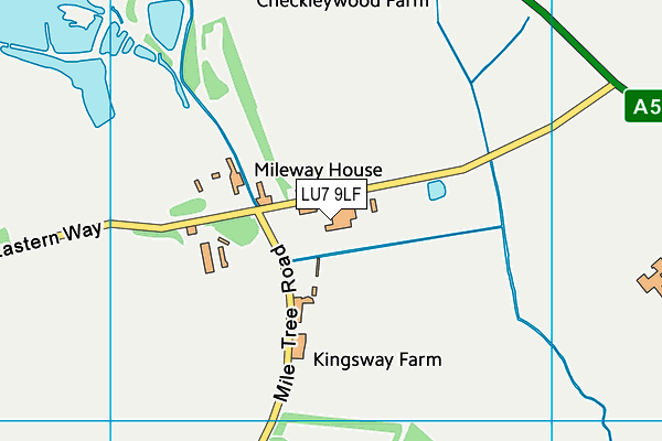 LU7 9LF map - OS VectorMap District (Ordnance Survey)