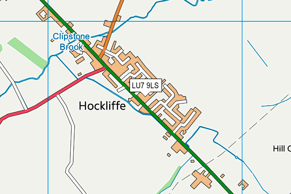 LU7 9LS map - OS VectorMap District (Ordnance Survey)