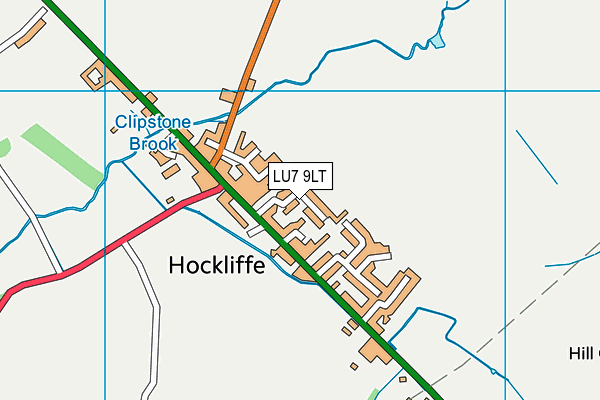 LU7 9LT map - OS VectorMap District (Ordnance Survey)