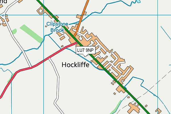 LU7 9NP map - OS VectorMap District (Ordnance Survey)