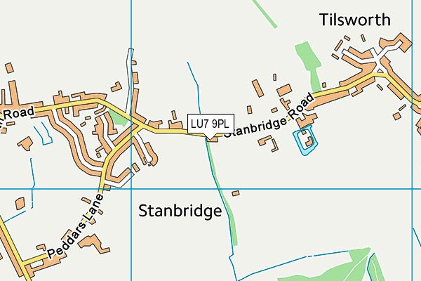 Leighton United Fc map (LU7 9PL) - OS VectorMap District (Ordnance Survey)