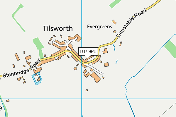 Tilsworth Golf Centre map (LU7 9PU) - OS VectorMap District (Ordnance Survey)