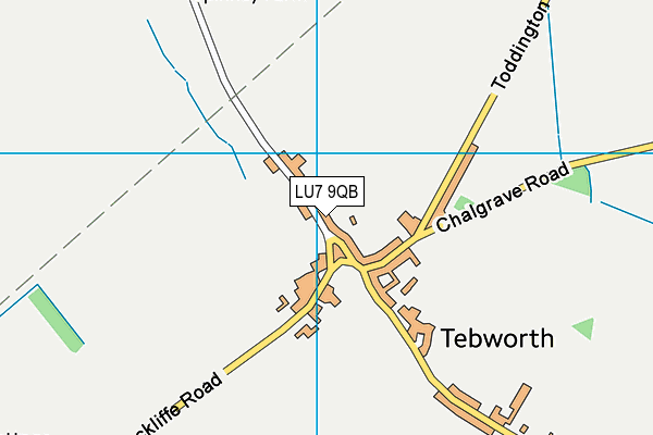 LU7 9QB map - OS VectorMap District (Ordnance Survey)