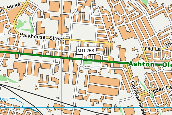 M11 2ES map - OS VectorMap District (Ordnance Survey)